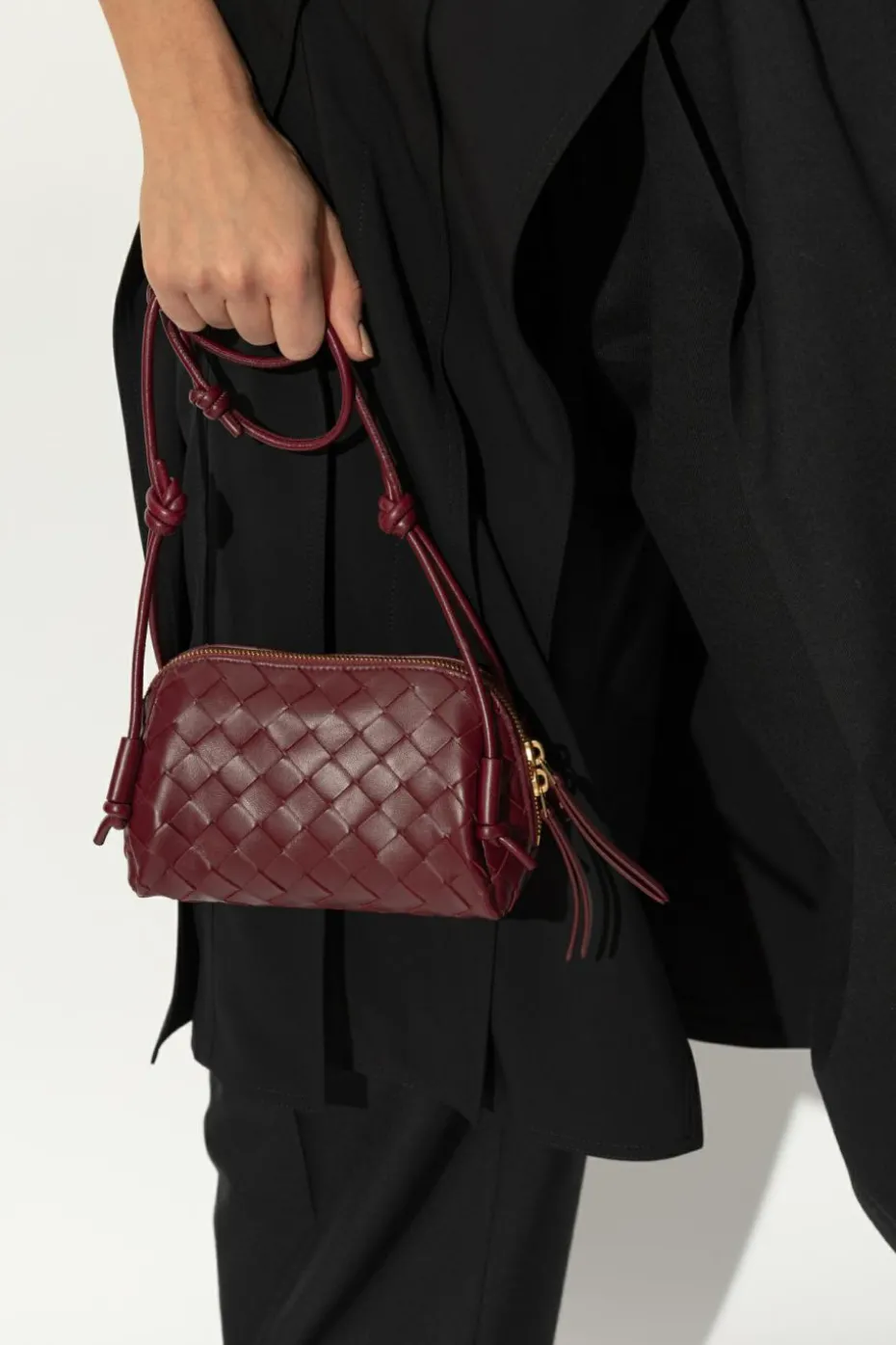 Bottega Veneta BURGUNDY Leather shoulder bag