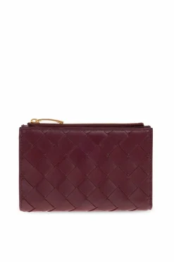 Bottega Veneta BURGUNDY Leather wallet