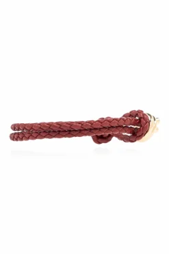 Bottega Veneta BURGUNDY Leather bracelet