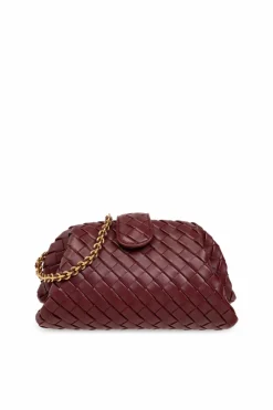 Bottega Veneta BURGUNDY ‘The Lauren 1980 Small’ shoulder bag