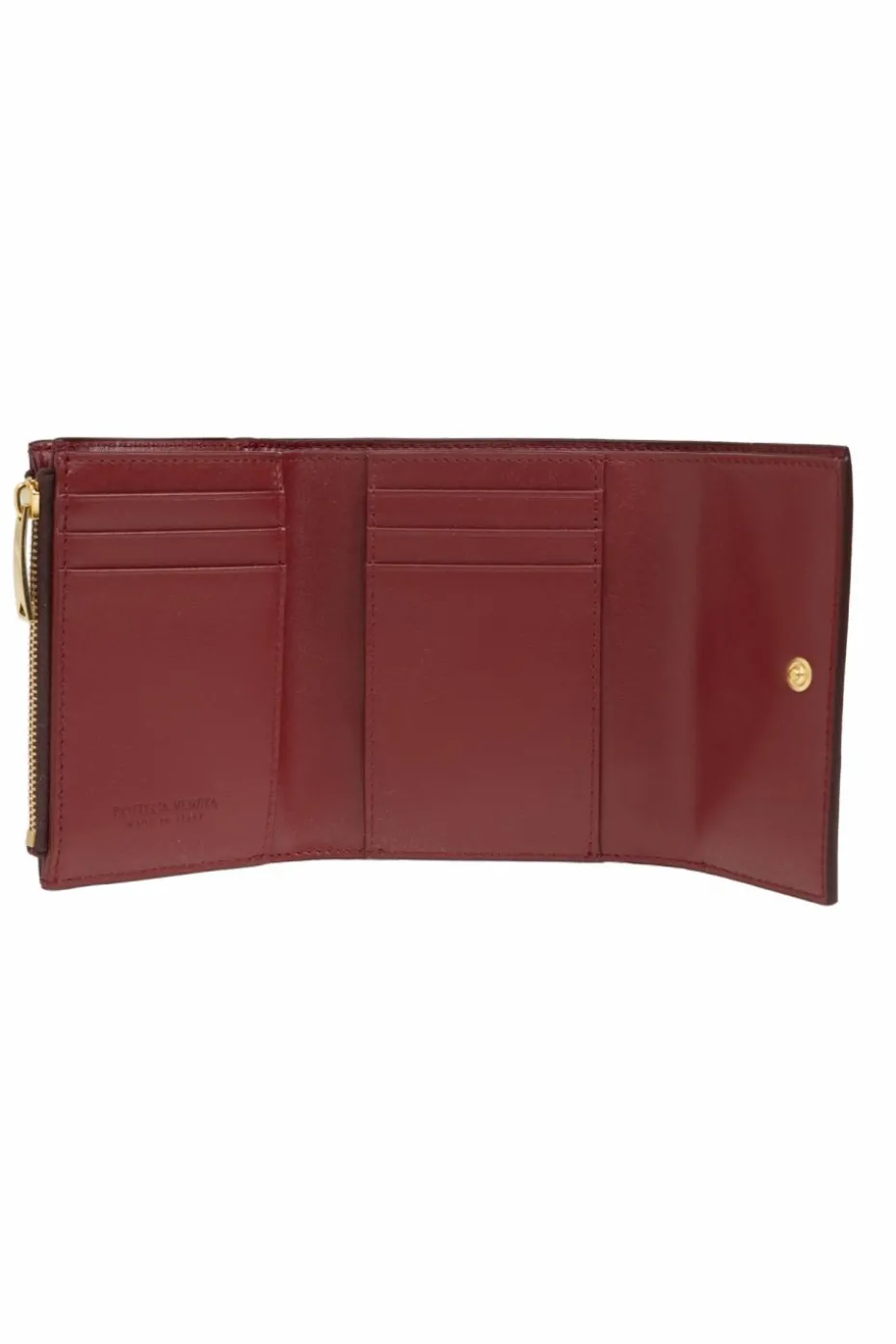 Bottega Veneta BURGUNDY Wallet with weaving