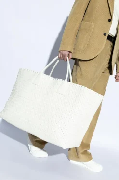 Bottega Veneta cream Bottega Veneta 'Cabat Maxi' Shopper Bag
