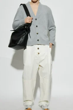 Bottega Veneta cream Cargo pants