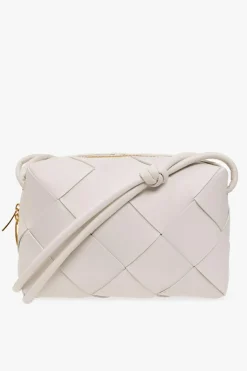 Bottega Veneta cream ‘Cassette Small’ shoulder bag