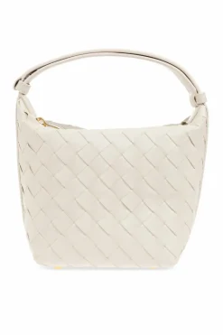 Bottega Veneta cream Handbag `Small Andiamo`