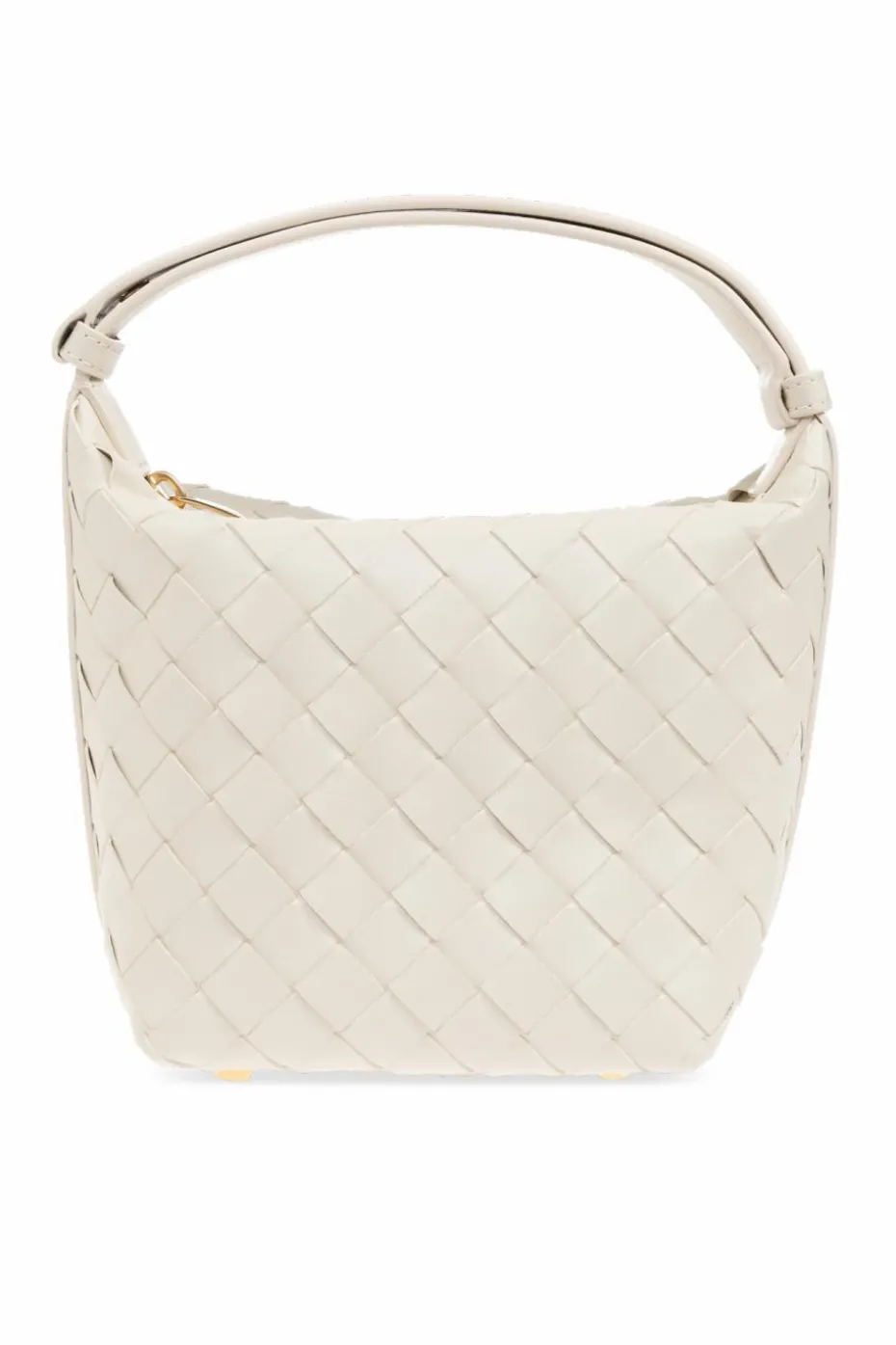 Bottega Veneta cream Handbag `Small Andiamo`