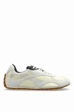 Bottega Veneta cream "Orbit Flash" sports shoes