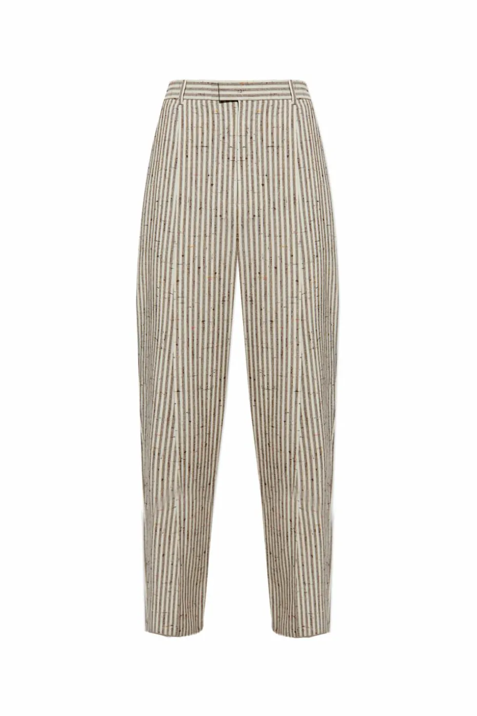 Bottega Veneta cream Pants with striped pattern