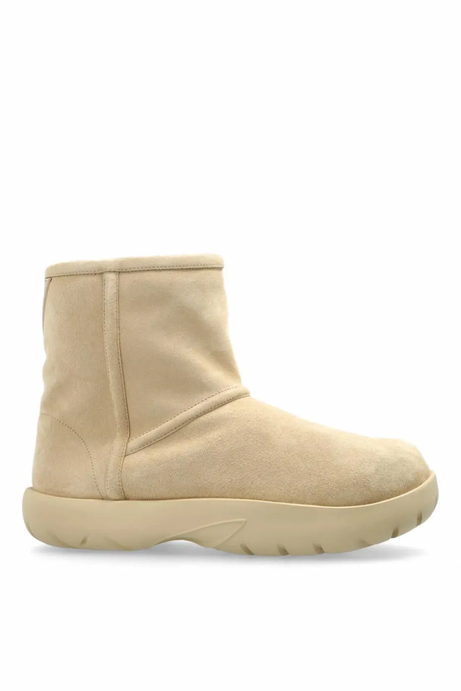 Bottega Veneta cream Suede snow boots
