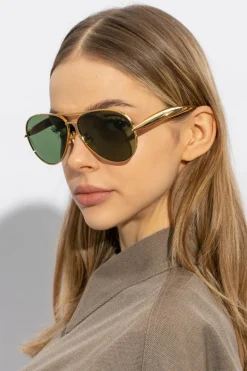 Bottega Veneta GOLD Aviator sunglasses