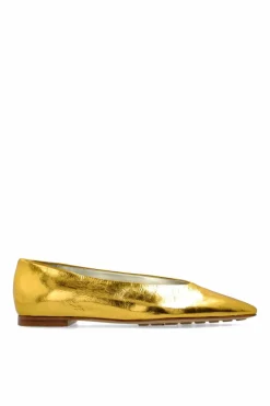 Bottega Veneta GOLD Ballerinas Sofia