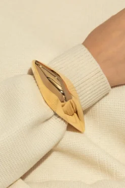 Bottega Veneta GOLD Bracelet in decorative shape