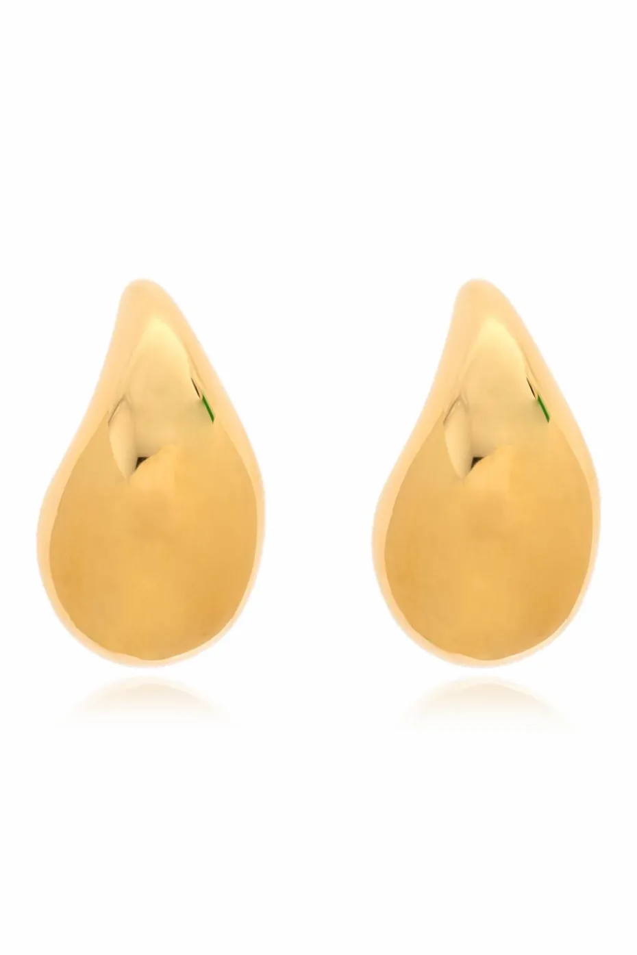 Bottega Veneta GOLD Drop Shaped Earrings