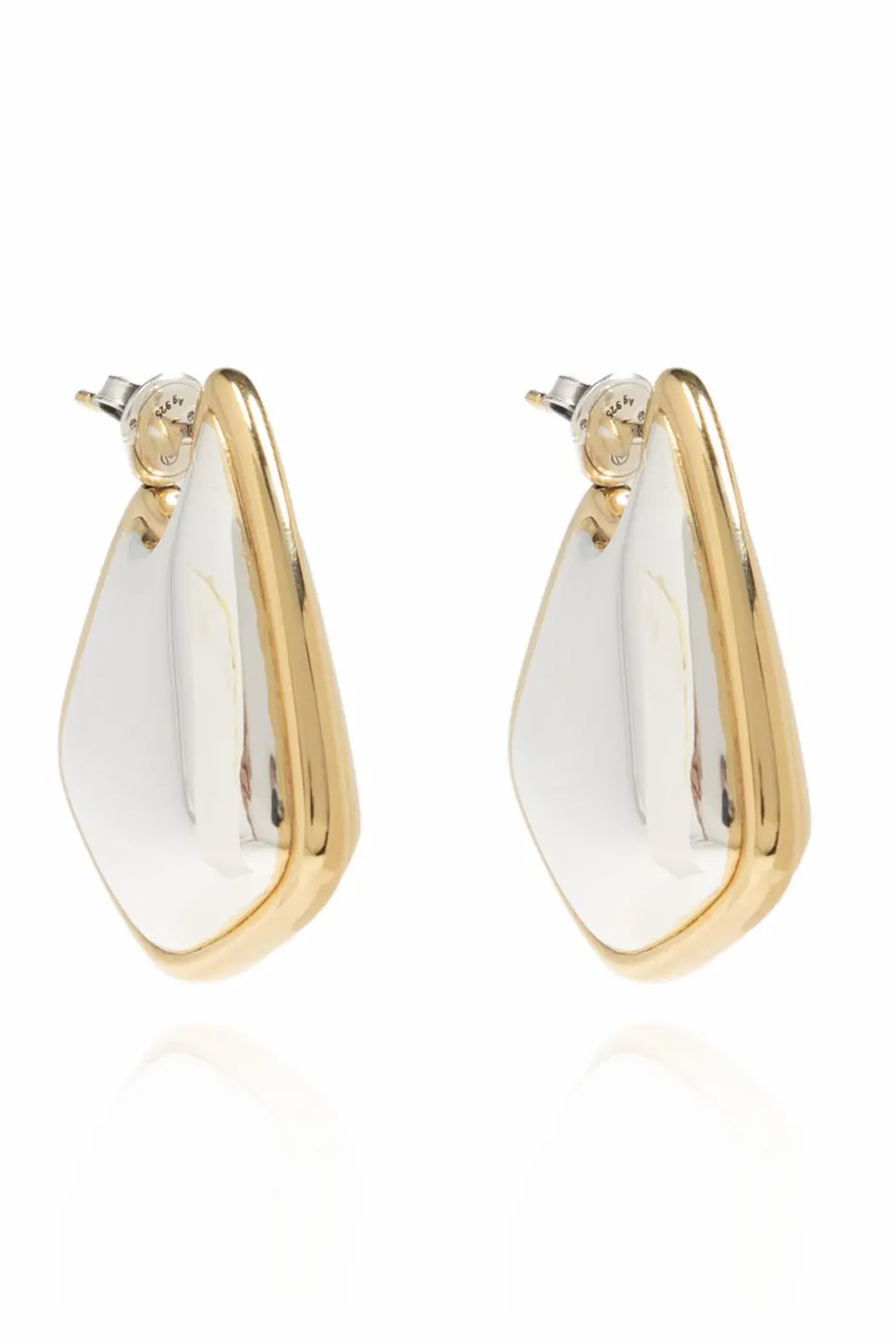 Bottega Veneta GOLD Earrings with decorative shape