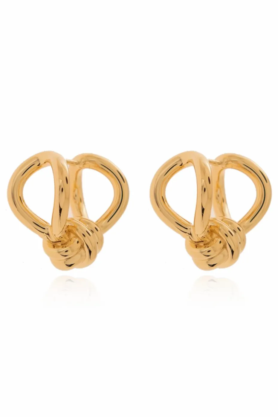 Bottega Veneta GOLD Earrings with weave