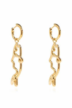Bottega Veneta GOLD Fish-shaped earrings