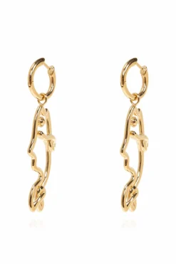 Bottega Veneta GOLD Fish-shaped earrings