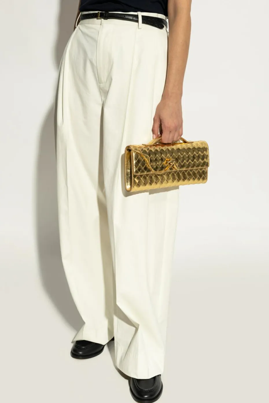 Bottega Veneta GOLD Handbag Andiamo