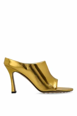 Bottega Veneta GOLD Heeled sandals `Rana`