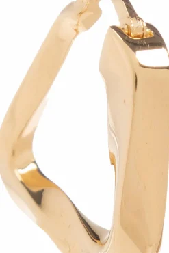 Bottega Veneta GOLD 18k gold-plated earrings