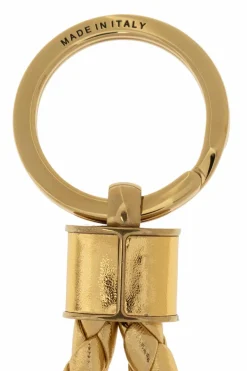 Bottega Veneta GOLD Leather keyring