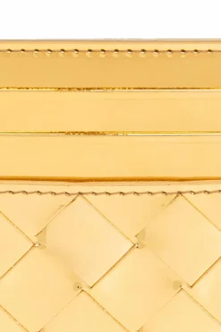 Bottega Veneta GOLD Leather card case