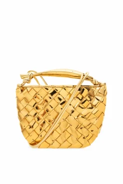 Bottega Veneta GOLD ‘Sardine Mini’ shoulder bag