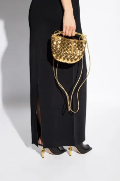 Bottega Veneta GOLD ‘Sardine Mini’ shoulder bag