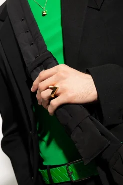 Bottega Veneta GOLD Silver ring