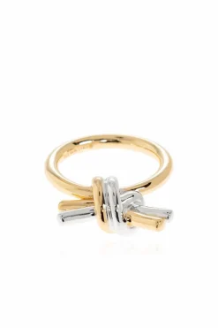 Bottega Veneta GOLD Silver ring