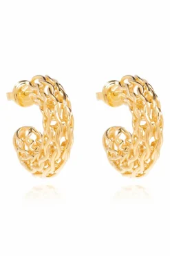 Bottega Veneta GOLD Silver earrings