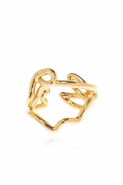 Bottega Veneta GOLD Silver ring