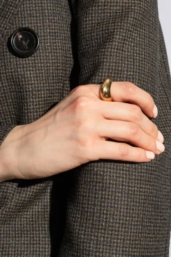 Bottega Veneta GOLD Silver ring