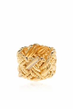 Bottega Veneta GOLD Silver ring