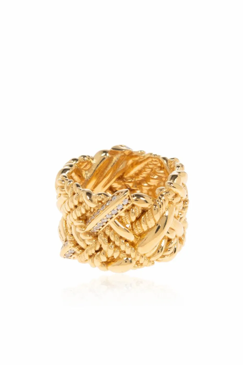 Bottega Veneta GOLD Silver ring