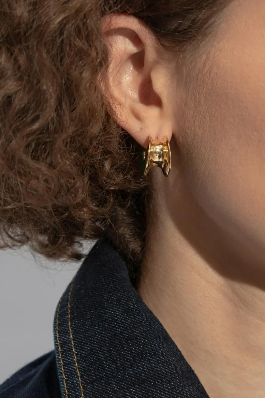 Bottega Veneta GOLD Silver earrings