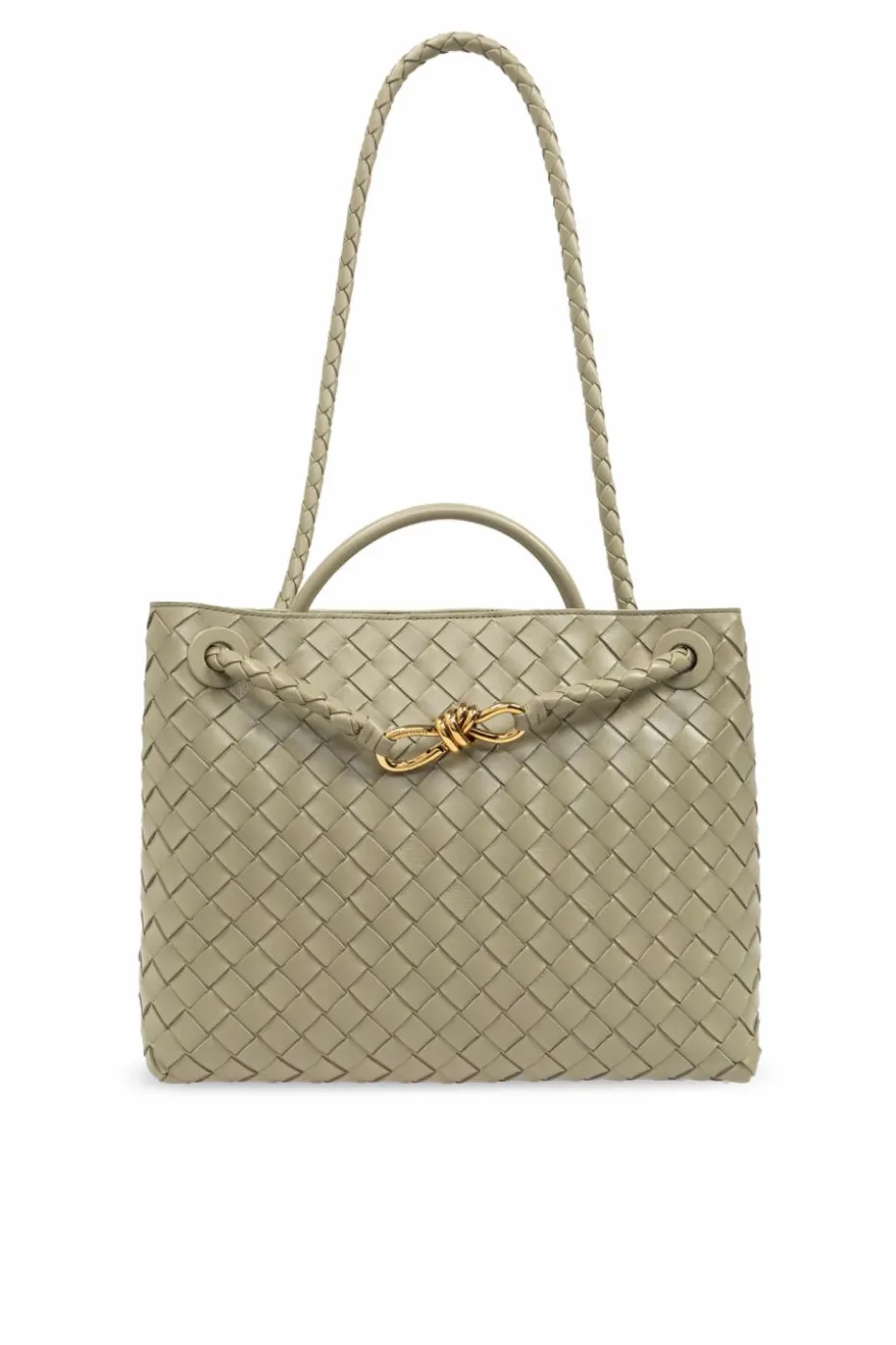 Bottega Veneta GREEN ‘Andiamo Medium’ Shoulder Bag