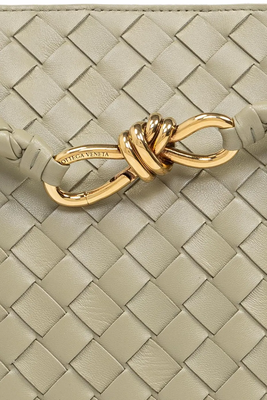 Bottega Veneta GREEN ‘Andiamo Medium’ Shoulder Bag