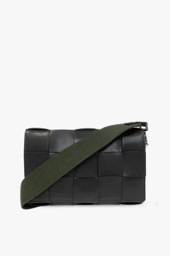 Bottega Veneta GREEN ‘Cassette Medium’ shoulder bag