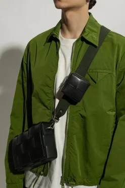 Bottega Veneta GREEN ‘Cassette Medium’ shoulder bag