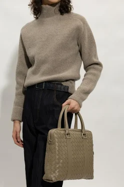 Bottega Veneta GREEN ‘Classic Hidrology Medium’ shoulder bag