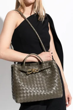Bottega Veneta GREEN Handbag "Andiamo"