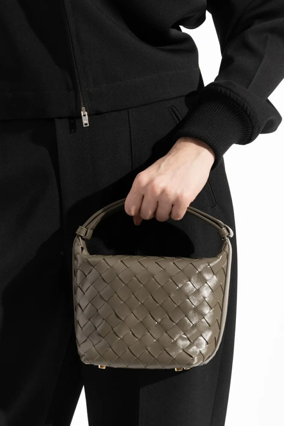 Bottega Veneta GREEN Handbag "Wallace Mini"