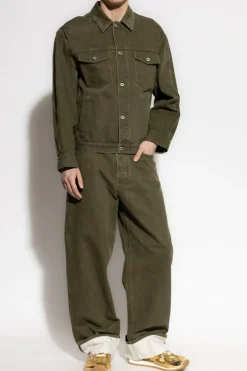 Bottega Veneta GREEN Jeans with pockets