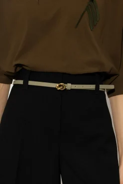 Bottega Veneta GREEN Leather belt
