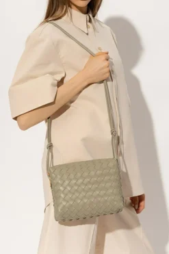 Bottega Veneta GREEN ‘Loop Small’ shoulder bag