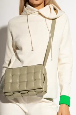 Bottega Veneta GREEN ‘Padded Cassette’ shoulder bag