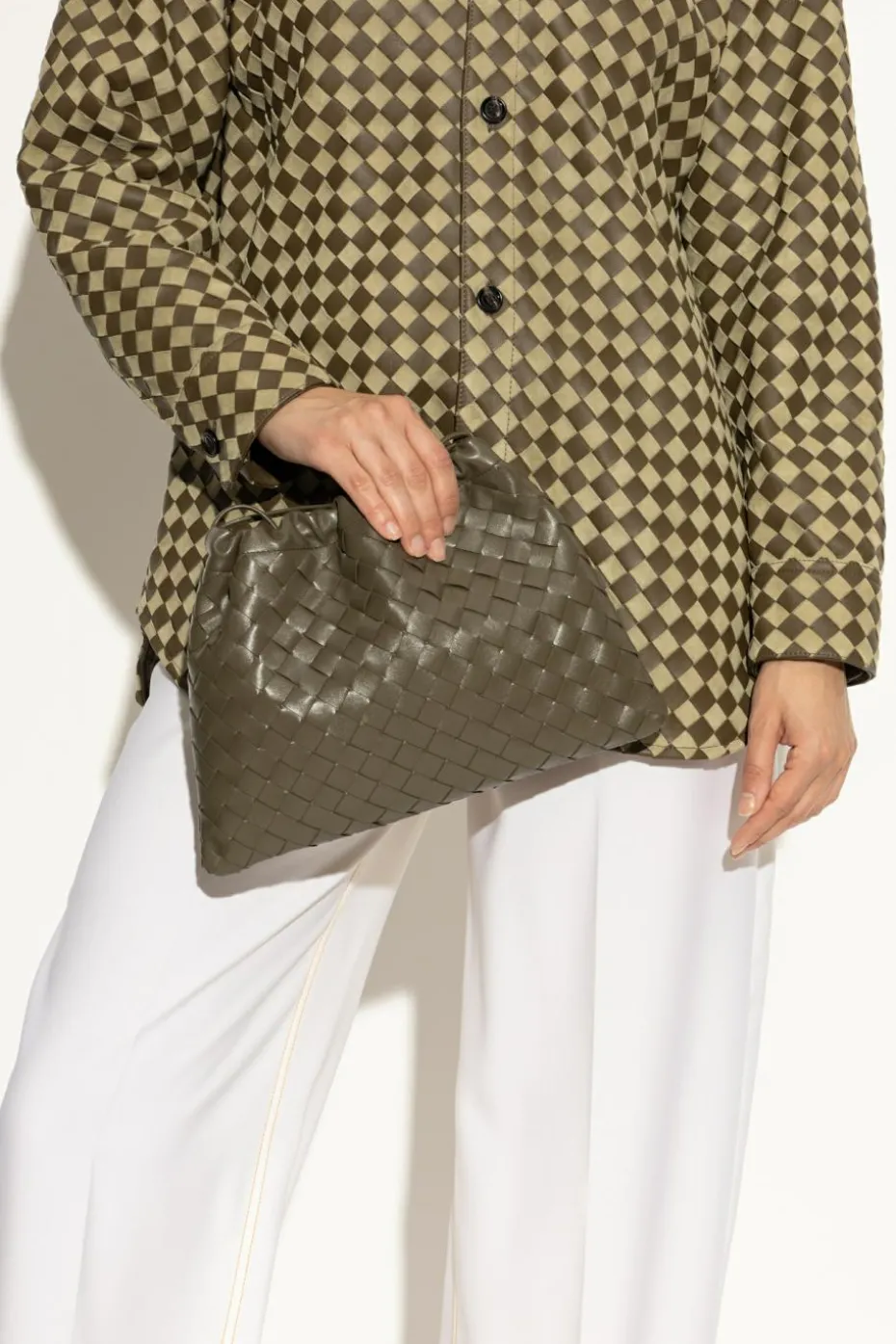 Bottega Veneta GREEN Shoulder bag `Dustbag`