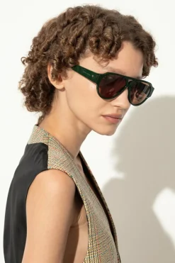 Bottega Veneta GREEN Sunglasses