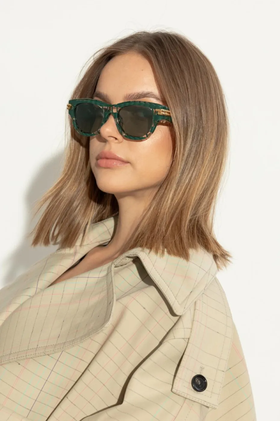 Bottega Veneta GREEN Sunglasses